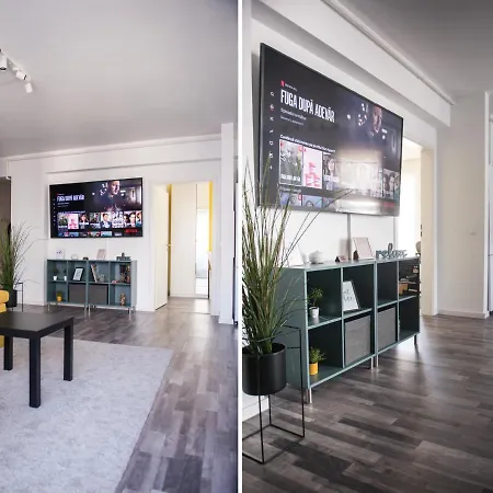 Sunlit Modern Apartment With Fast Wifi Self Check In Free Parking * Brasov